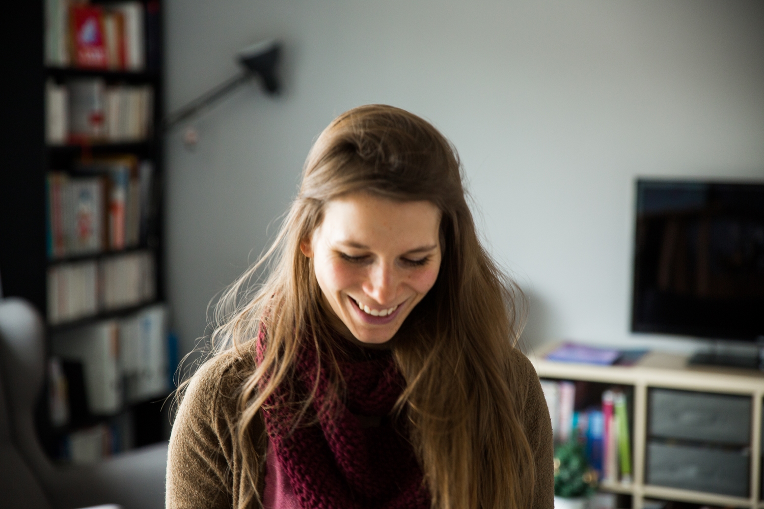 Carole Urban in her studio